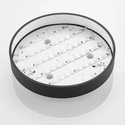 Arcchio LED-loftlampe Vanida, sort, Ø 40 cm, op/ned