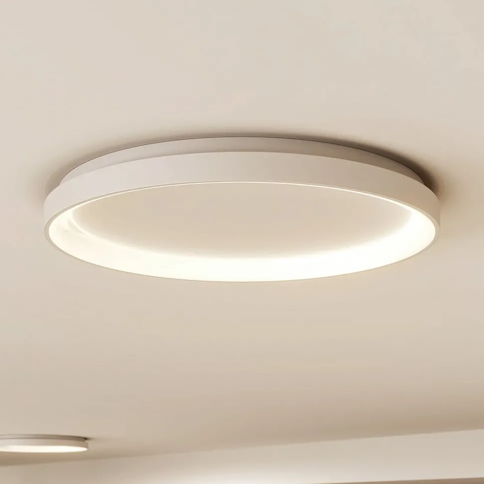 Arcchio LED-loftlampe Vivy, Ø 58 cm, hvid, metal