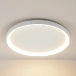 Arcchio LED-loftlampe Vivy, Ø 58 cm, hvid, metal