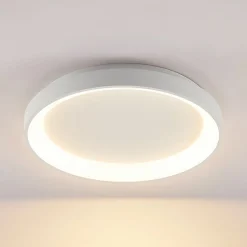 Arcchio LED-loftlampe Vivy, Ø 38 cm, hvid, metal