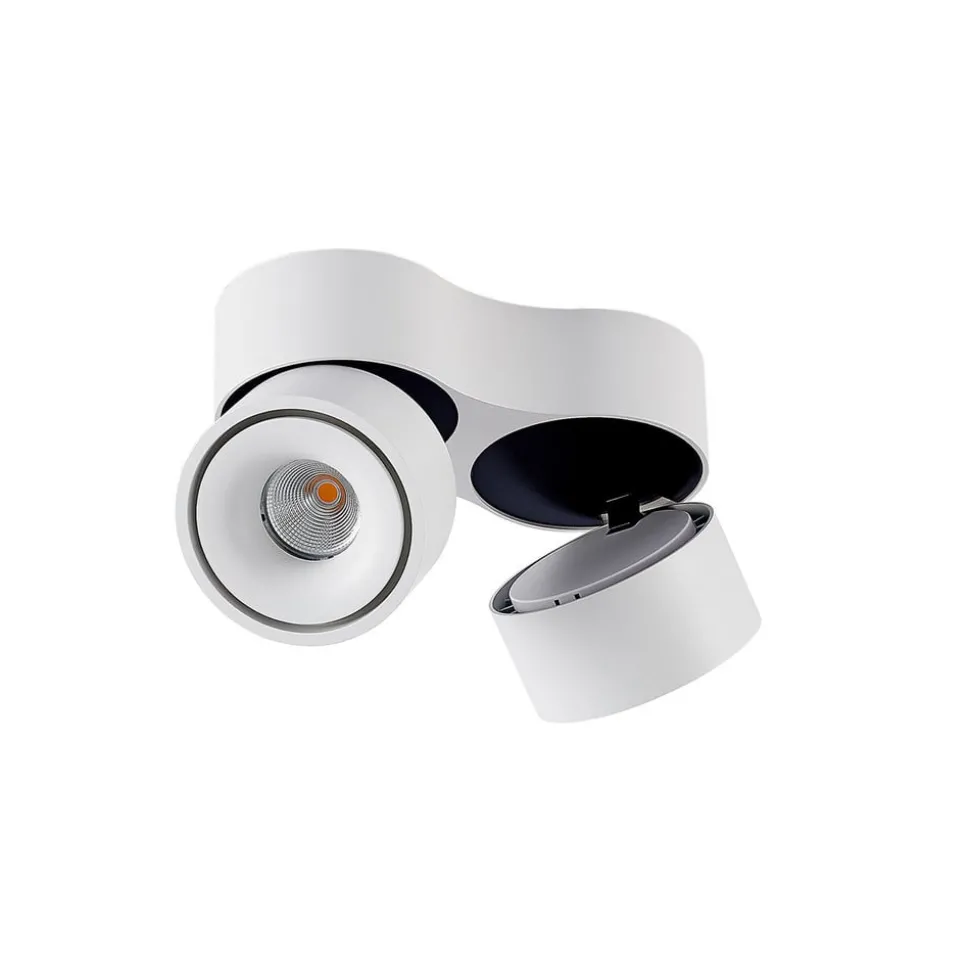 Arcchio LED-loftspot Rotari, hvid, 2 lyskilder, 2270lm