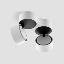 Arcchio LED-loftspot Rotari, hvid, 2 lyskilder, 2270lm