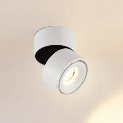 Arcchio LED-loftspot Rotari, hvid, 1 lyskilde, 946lm