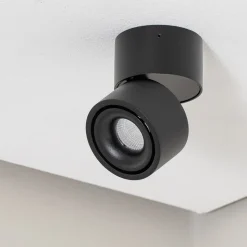 Arcchio LED-loftspot Rotari, 620lm, 1 lyskilde, sort
