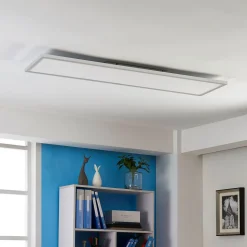 Arcchio LED-panel Arthur, 120 x 30 cm, sølv, 4000 K