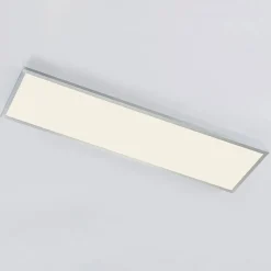 Arcchio LED-panel Arthur, 120 x 30 cm, sølv, 4000 K