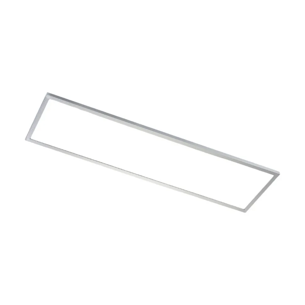 Arcchio LED-panel Arthur, 120 x 30 cm, sølv, 4000 K
