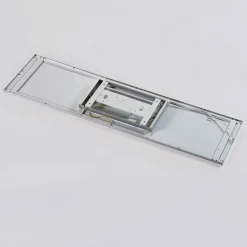 Arcchio LED-panel Arthur, 120 x 30 cm, sølv, 4000 K