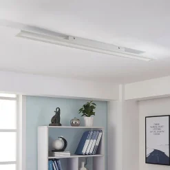 Arcchio LED-panel Arya, 120 cm, hvid, dæmpbar, aluminium