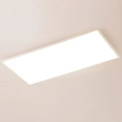 Arcchio LED-panel Arya, dæmpbart, 119 cm x 59 cm, metal