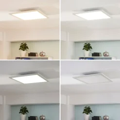 Arcchio LED-panel, CCT Lysander, 39 cm, hvid, aluminium