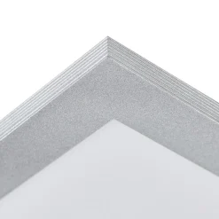 Arcchio LED-panel Lyndra, 40 cm, sølv, aluminium, dæmpbar, CCT