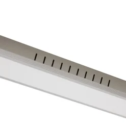 Arcchio LED-panel Lyndra, 120 cm, sølv, aluminium, dæmpbar, CCT