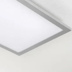 Arcchio LED-panel Lysander, 50W, CCT, 119cm, sølv