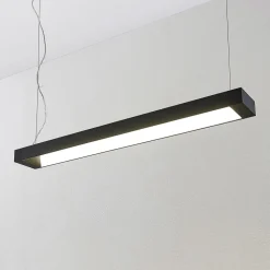 Arcchio LED-pendellampe Cuna, 92 cm, sort, metal