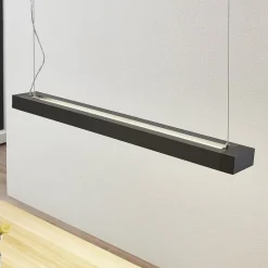 Arcchio LED-pendellampe Cuna, 92 cm, sort, metal