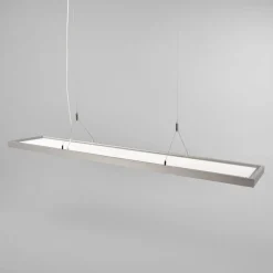 Arcchio LED-pendellampe Dorean, sølv, metal, 120 cm