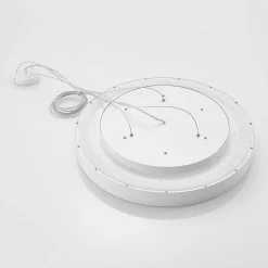 Arcchio LED-pendellampe Vanida, hvid, Ø 60 cm, op/ned
