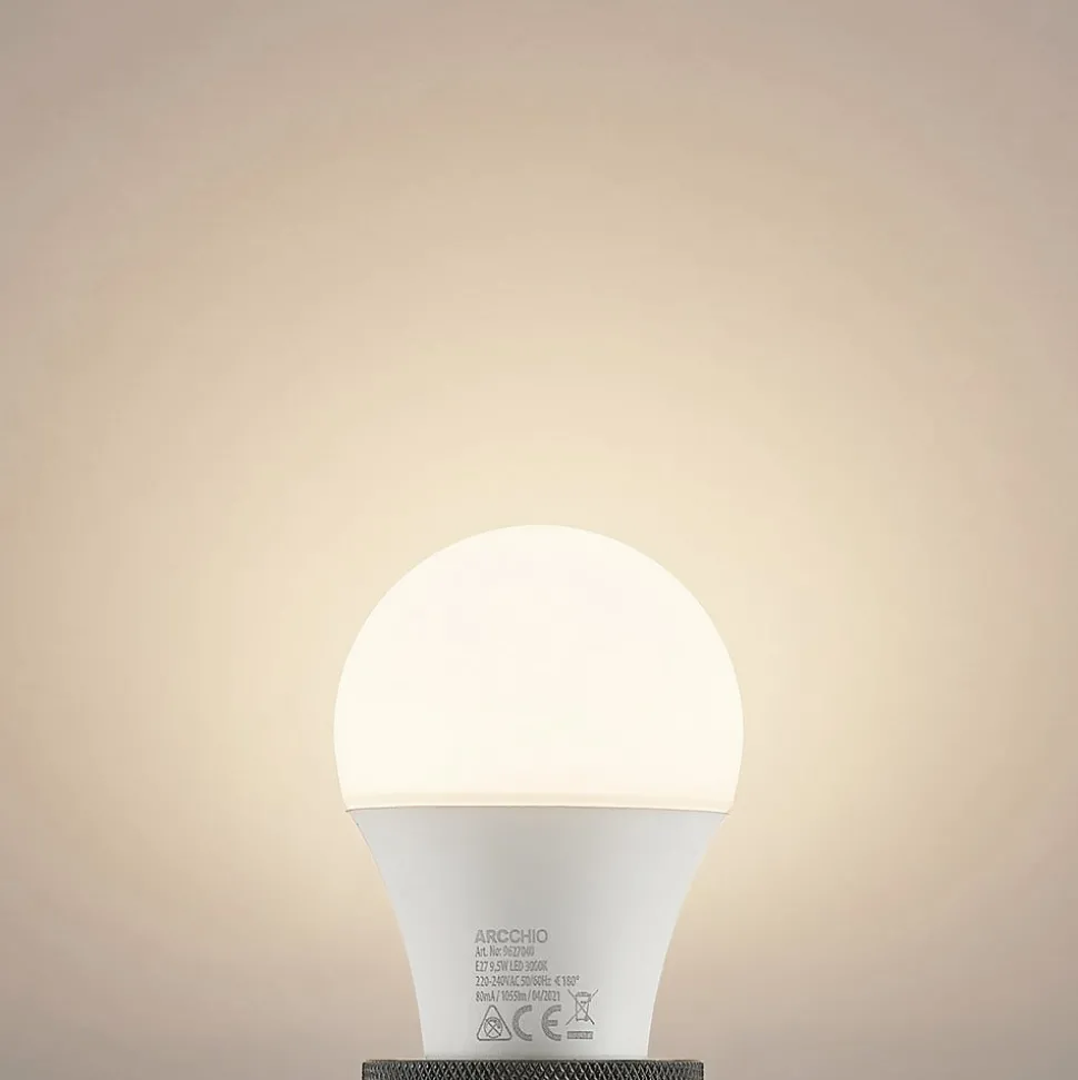 Arcchio LED-pære E27 A60 9,5W opal 3.000K 1055lm