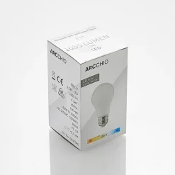 Arcchio LED-pære E27 A60 9,5W opal 3.000K 1055lm