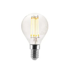 Arcchio LED-pære E14 P45, 4W, klar, 2.700 K, dæmpbar