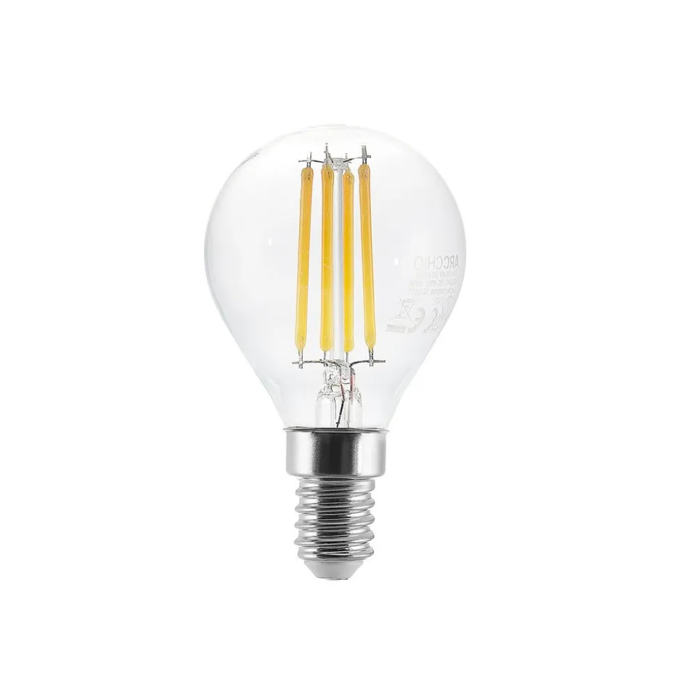 Arcchio LED-pære E14 P45, 4W, klar, 2.700 K, dæmpbar