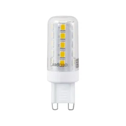Arcchio LED-pære, G9, 3.000 K, 2 W, klar, 370 lm