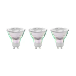 Arcchio LED-pære GU10 2,5W 6500K 450lm glas sæt med 3 stk