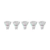 Arcchio LED-pære GU10 2,5W 6500K 450lm glas sæt med 5 stk