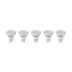 Arcchio LED-pære GU10 2,5W 6500K 450lm glas sæt med 5 stk