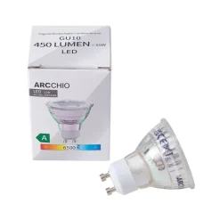 Arcchio LED-pære GU10 2,5W 6500K 450lm glas sæt med 5 stk