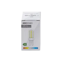 Arcchio LED-pære, G9, 2,6W, klar, 2.700 K