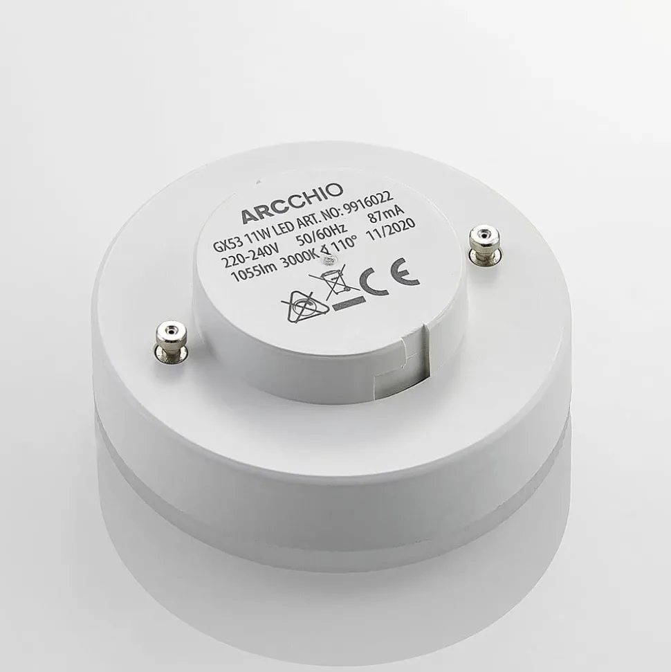 Arcchio LED-pære GX53 10 W 3.000 K, 10 stk