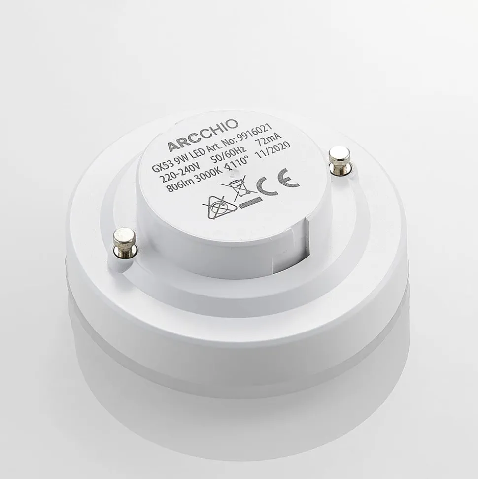 Arcchio LED-pære GX53 7W 3.000K sæt med 2 stk