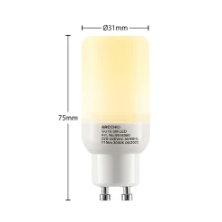 Arcchio LED-pære i rørform GU10 3W 3.000K