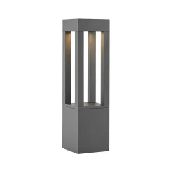 Arcchio LED pullert Lienna, 60 cm, grå, metal, IP65