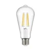 Arcchio LED-rustik lyspære, E27 3,8W, klar, 3000K, 806lm