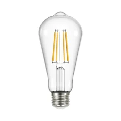 Arcchio LED-rustik lyspære, E27 3,8W, klar, 2700K, 806lm
