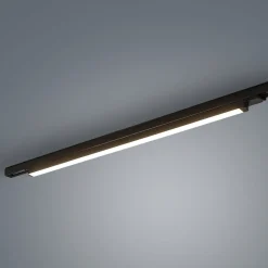 Arcchio LED-skinnelampe Harlow, sort, 109 cm, 3.000K