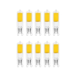 Arcchio LED-stiftsokkelpære, G9, 2,2W, 3000K, sæt med 10 stk