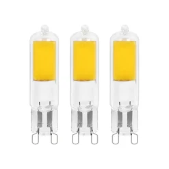 Arcchio LED-stiftsokkelpære, G9, 2,2W, 3000K, sæt med 3 stk