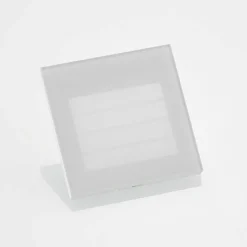 Arcchio LED-vægindbygningslampe Zamo, lamel, hvid, metal, IP65