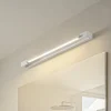 Arcchio LED-væglampe Jora, 60 cm, hvid, drejelig, IP44