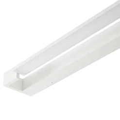 Arcchio LED-væglampe Jora, 90 cm, hvid, drejelig, IP44