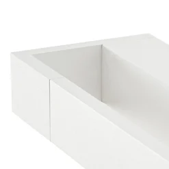 Arcchio LED-væglampe Jora, 90 cm, hvid, drejelig, IP44