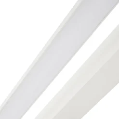 Arcchio LED-væglampe Jora, 90 cm, hvid, drejelig, IP44
