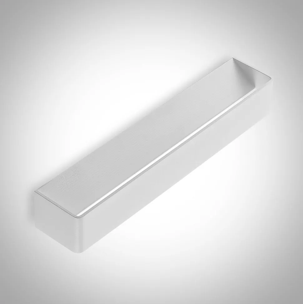 Arcchio LED-væglampe Karam, 53 cm, hvid, metal, op/ned
