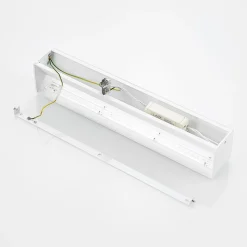 Arcchio LED-væglampe Karam, 53 cm, hvid, metal, op/ned