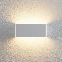 Arcchio LED-væglampe Karam, 20 cm, hvid, metal, op/ned