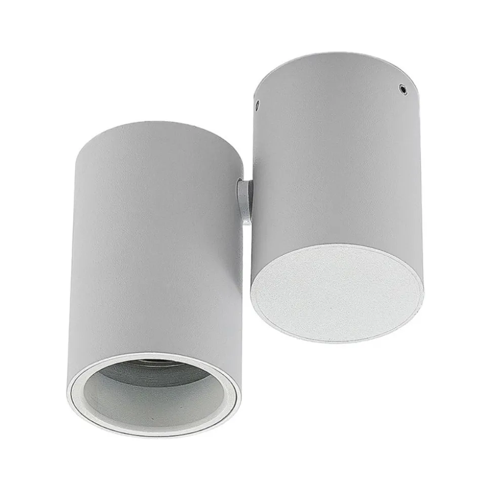 Arcchio loftlampe Gesina, 1-lys, hvid, aluminium, 11,6 cm